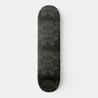 Skateboard Huella negra de serpientes