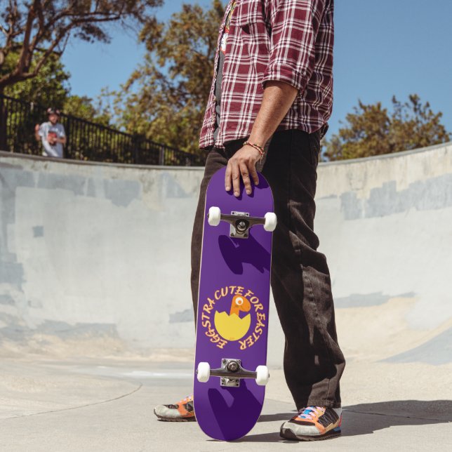 Skateboard HUEVO GSTRA CUTE PARA regalo de Dino de Pascua (Exterior 2)