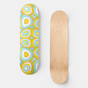 Skateboard Huevos psicodélicos Maz - Naranja blanco azul de h