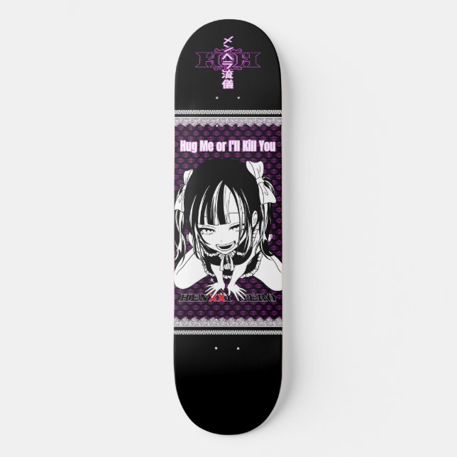 Skateboard Hug me (Anverso)