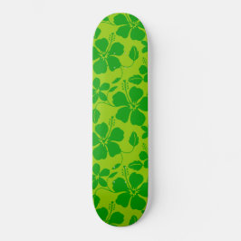 SKATEBOARD HULA HAWAIANA (HIBISCO) LIMÓN LIMA