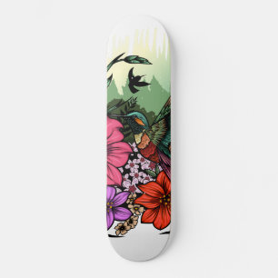 Skateboard Hummingbird Garden
