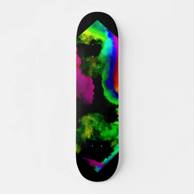 Skateboard Humo del arcoiris (Anverso )