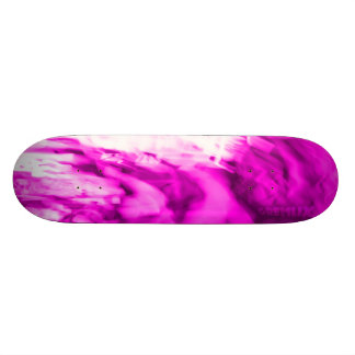 Skateboard Humo rosado DE NEÓN