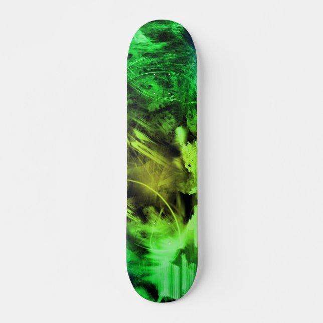 Skateboard Humo verde (Anverso )