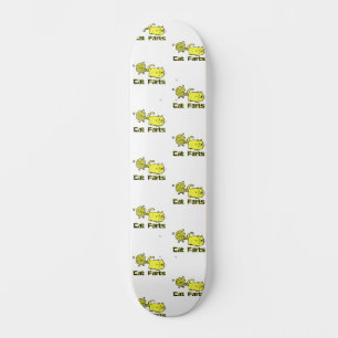 Skateboard Humor de pedos de gato gatos lindos
