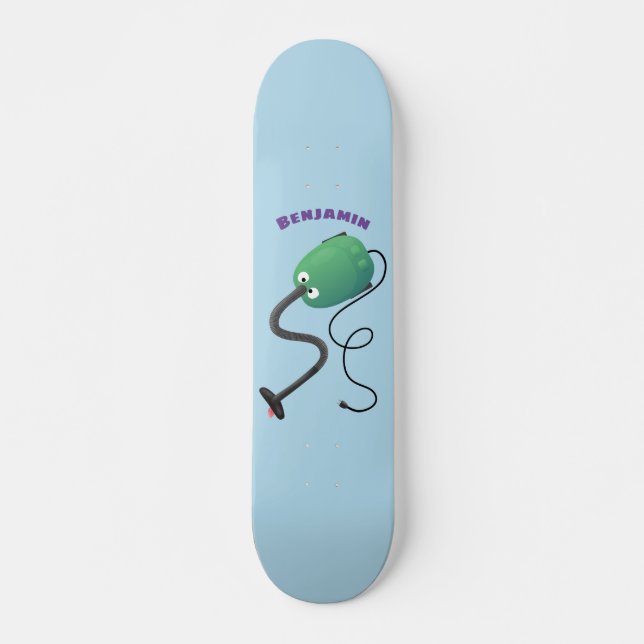 Skateboard Humor del personalizado de aspiradora de cuajo (Anverso )