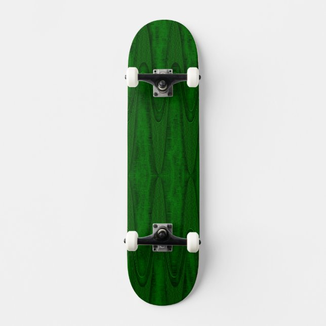 Skateboard Hunter Green Design (Anverso)