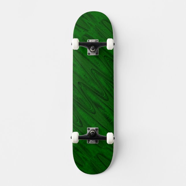 Skateboard Hunter Green Design (Anverso)