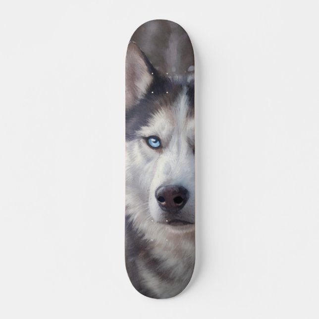 Skateboard Husky Siberian (Anverso )