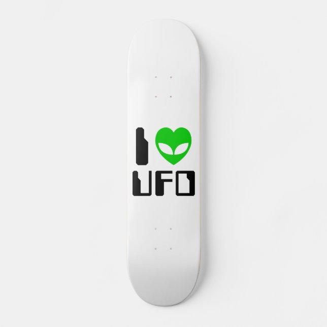 Skateboard I Alien Heart UFO (Anverso)