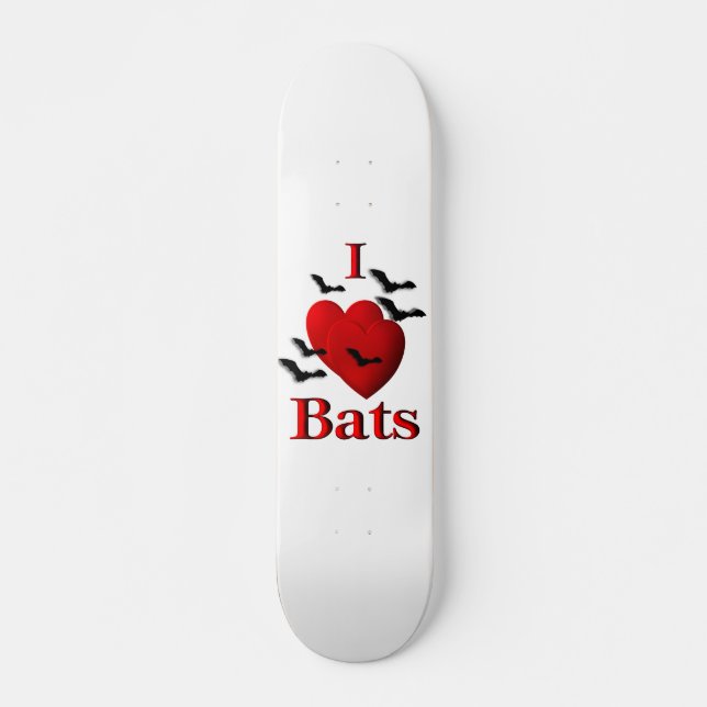 Skateboard I Heart Bats (Anverso )