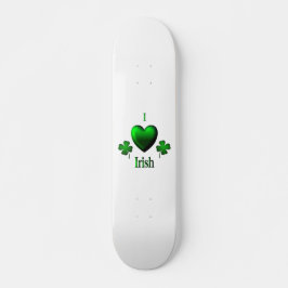 Skateboard I Heart Irish