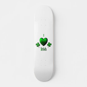 Skateboard I Heart Irish