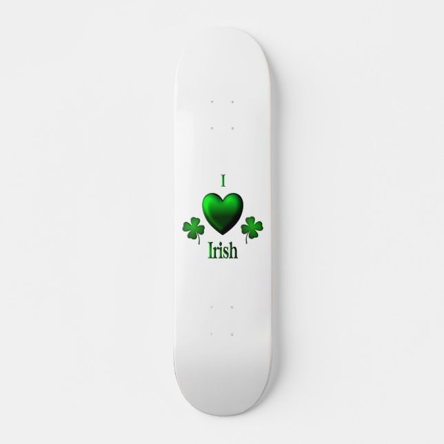 Skateboard I Heart Irish (Anverso )