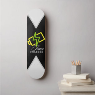 Skateboard Iam Charged - Placa De Patinaje De Vibes Eléctrica