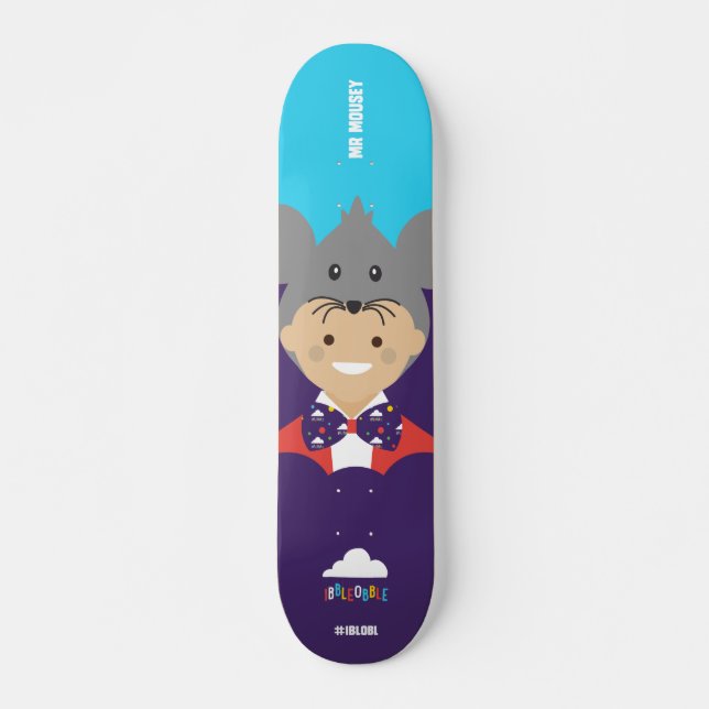 Skateboard ¡Ibbleobble™ - Sr. Mousey - cubierta del patín - (Anverso )