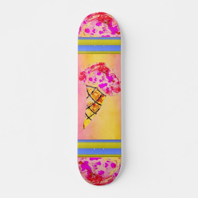 Skateboard Ice Cream Cone (Anverso )