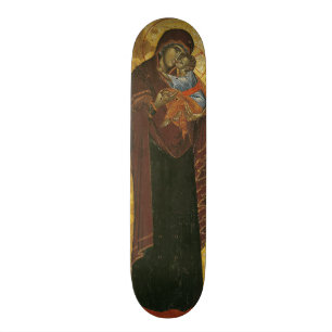 Skateboard Icono conocido como la "Virgen del Tsar Dushan",