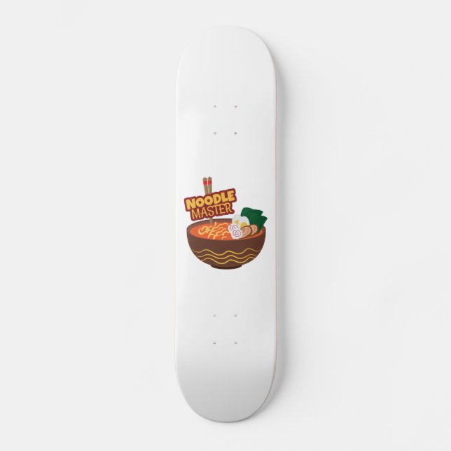 Skateboard Idea divertida de regalo japonesa de Ramen Noodle  (Anverso)