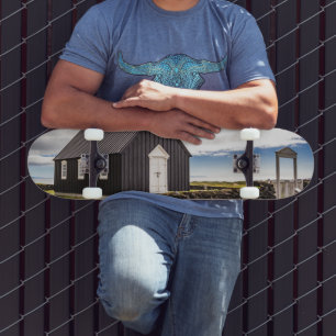 Skateboard Iglesia Negra De Budir, Islandia