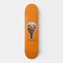 Skateboard Iluminado por amor