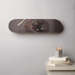 Skateboard Ilustracion Brownie de chocolate