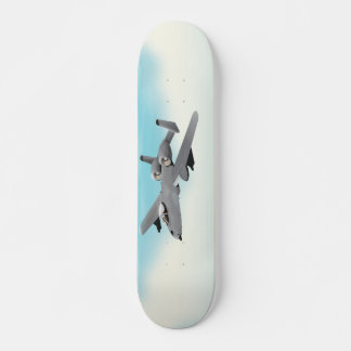 Skateboard Ilustracion de avión militar A10