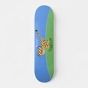 Skateboard Ilustracion de personalizado con queso lindo