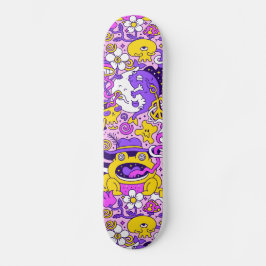 Skateboard Ilustracion de Personalizado corto
