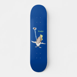 Skateboard Ilustracion de personalizado de Arquero Cutáneo