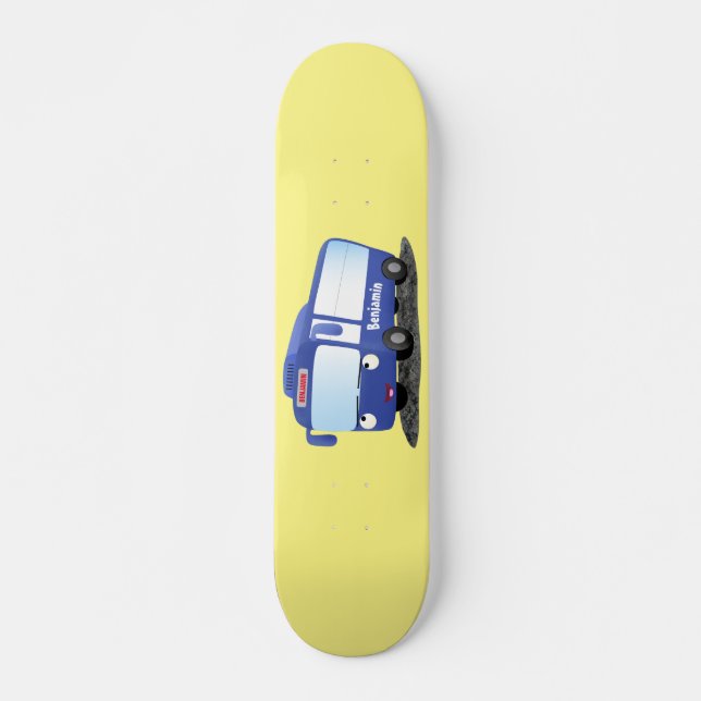 Skateboard Ilustracion de personalizado de autobús moderno az (Anverso )