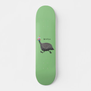 Skateboard Ilustracion de personalizado de aves divertidos de