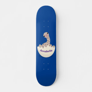 Skateboard Ilustracion de personalizado de avestruz de bebé