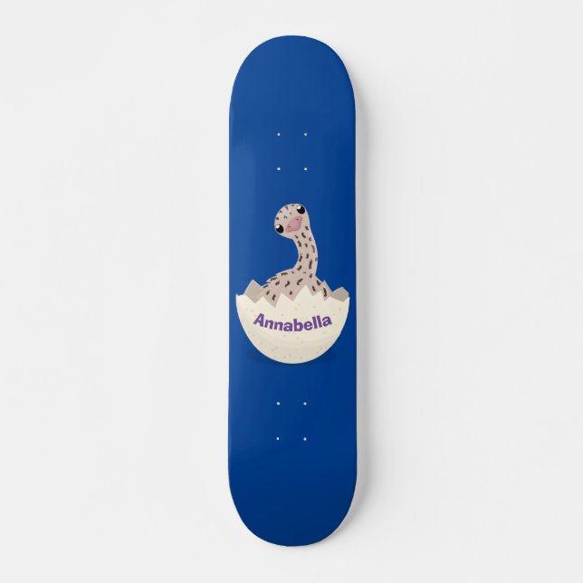 Skateboard Ilustracion de personalizado de avestruz de bebé (Anverso )