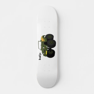 Skateboard Ilustracion de personalizado de camión monstruo ve