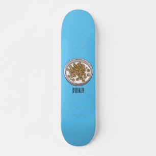 Skateboard Ilustracion de personalizado de cereales