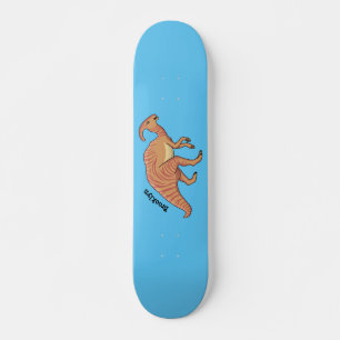 Skateboard Ilustracion de personalizado de dinosaurios de par