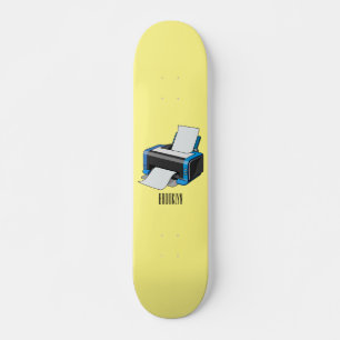 Skateboard Ilustracion de personalizado de impresora