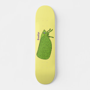 Skateboard Ilustracion de personalizado de insectos de hoja v