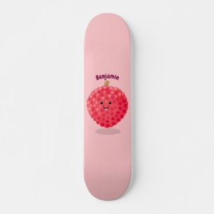 Skateboard Ilustracion de personalizado de linché rosado
