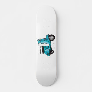 Skateboard Ilustracion de personalizado de motocicletas con c