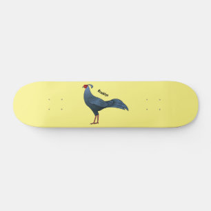 Skateboard Ilustracion de personalizado de pájaro de fuego si