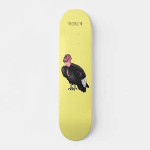 Skateboard Ilustracion de personalizado de pájaro del cóndor 