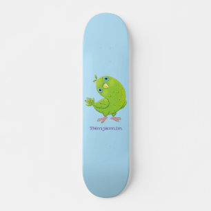 Skateboard Ilustracion de personalizado de paracaídas verde 