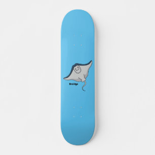 Skateboard Ilustracion de personalizado de pescado de Stingra