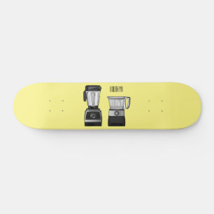 Skateboard Ilustracion de personalizado de procesador y mezcl