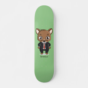 Skateboard Ilustracion de personalizado de rata