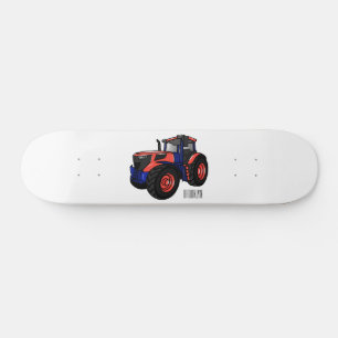 Skateboard Ilustracion de personalizado de tractores