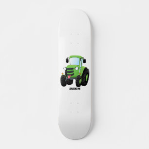 Skateboard Ilustracion de personalizado de tractores de granj